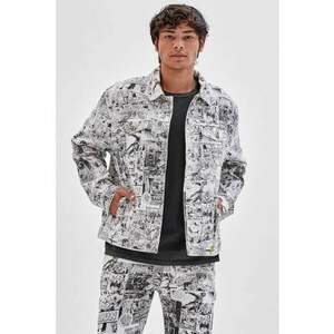 Geaca din denim Originals Batman Comic Print imagine