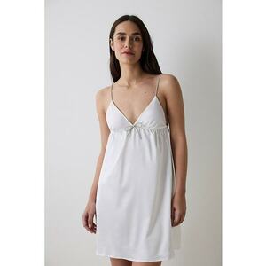 Camasa de noapte din satin cu detalii stralucitoare imagine