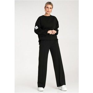Set trening dama - croi larg - negru - vascoza/poliester - imagine