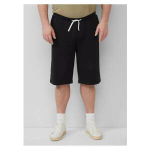 Pantaloni scurti barbati big sizes - Detroit - cu talie medie si croiala Regular Fit - Negru imagine