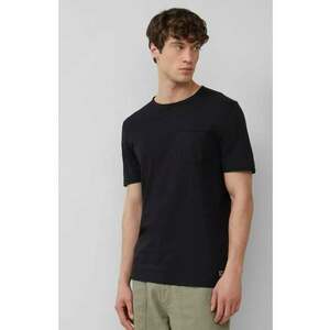 Tricou barbati cu croiala Regular Fit - buzunar la piept - Negru imagine