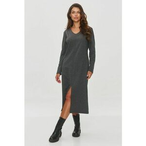 Rochie midi cu decolteu in V imagine