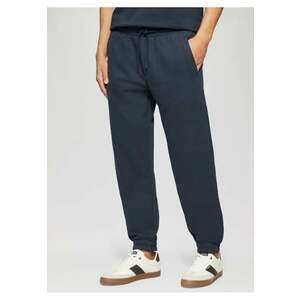 Pantaloni sport barbati - Detroit - cu talie medie si croiala Regular fit - din bumbac - Bleumarin inchis imagine