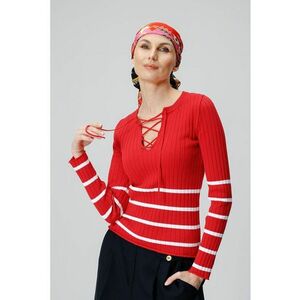 Pulover striat cu dungi imagine