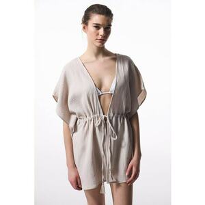 Bluza de plaja cu snur imagine