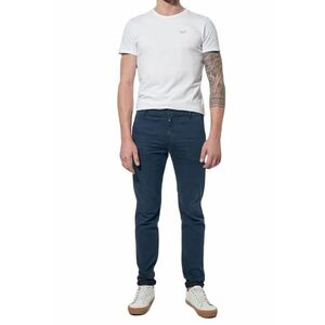 Pantaloni barbati bleumarin - bumbac/poliester/elastan - imagine