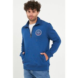 Bluza de trening din bumbac cu fenta cu fermoar imagine