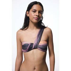 Sutien stralucitor de baie cu decolteu pe un umar imagine