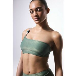 Sutien stralucitor de baie cu decolteu pe un umar imagine