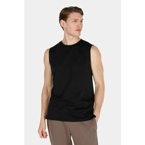 Tricou uni din bumbac - fara maneci imagine