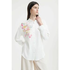 Camasa lejera cu garnitura florala imagine