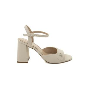 Sandale din piele cu toc masiv Cleo imagine