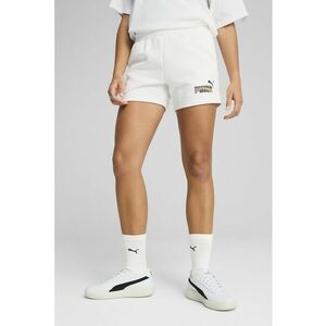 Pantaloni scurti cu talie elastica si logo imagine