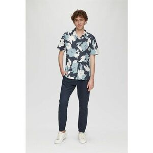 Camasa cu maneci scurte si imprimeu floral imagine