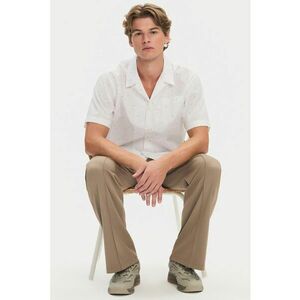 Camasa lejera din bumbac cu buzunar pe piept imagine