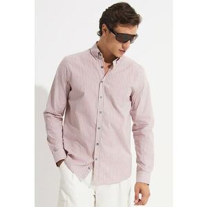 Camasa cu maneci lungi si model in dungi imagine