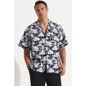 Camasa supradimensionata din lyocell si bumbac imagine