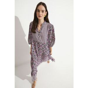 Rochie lejera cu imprimeu etnic imagine