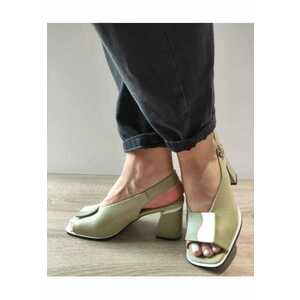 Sandale Elegante Dama 60020C 06-N Olive - Verde - imagine