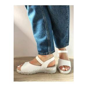 Sandale Casual Dama 12528Vt Mostar 13-N Albe - Alb - imagine