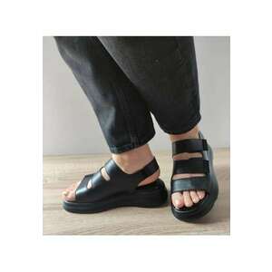 Sandale Casual Dama 60024A 01-N Negre - Negru - imagine