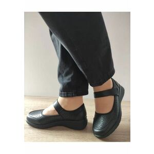 Pantofi Casual Perforati Dama 860022A 01-N Negri - Negru - imagine