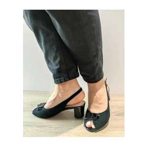 Sandale Elegante Dama 60056C 01-I Negre - Negru - imagine