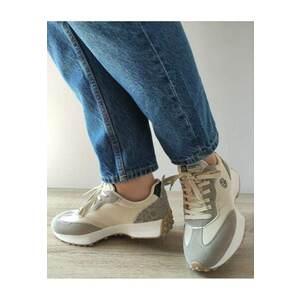 Pantofi Sport Dama 27555 Bej - Bej - imagine