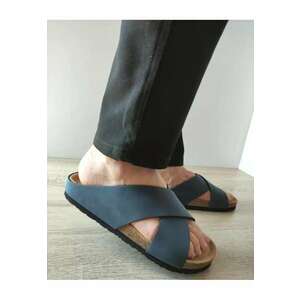 Saboti Casual Barbati 9911 Bleumarin - Bleumarin - imagine