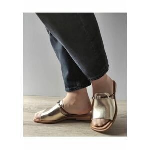 Saboti Casual Dama 460016F 12-N Aurii - Auriu - imagine