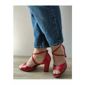 Sandale Elegante Dama 38336 Rosii Inchis - Rosu - imagine