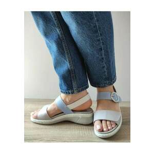 Sandale Casual Dama 18004At Azores H1-N Gri + Bleu - Gri - imagine