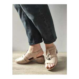 Sandale Casual Dama 160029B 52-N Bej - Bej - imagine