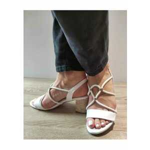 Sandale Elegante Dama 28311-44 Albe - Alb - imagine