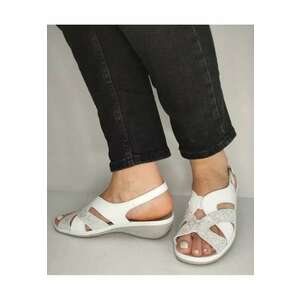 Sandale Casual Dama 0900T Paris 13-N Albe - Alb - imagine