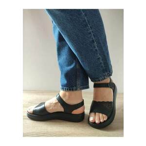 Sandale Casual Dama 246612 Negre - Negru - imagine