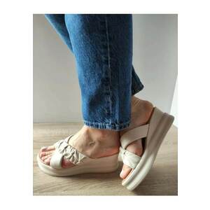 Saboti Casual Dama 49011 Crem - Crem - imagine