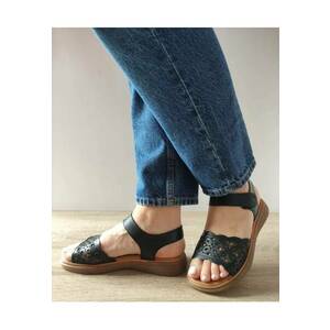 Sandale Casual Dama 33177 Negre - Negru - imagine