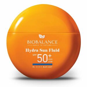 Hydra Sun fluid protectie solara SPF 50+ UVA & UVB - PA++++ Blue Light - BioBalance - 40 ml imagine