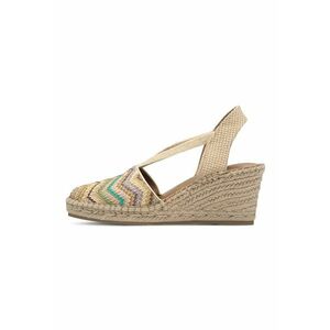 Espadrile wedge cu aspect tesut imagine