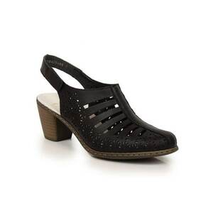 Pantofi dama casual - din piele negru imagine