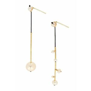 Cercei drop din aur filat de 14K/20 imagine