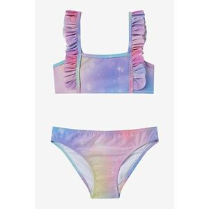 Costum de baie din doua piese - cu volane imagine