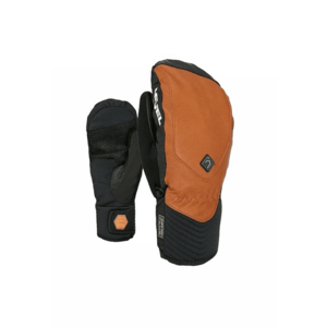 Manusi ski barbati - Level - Piele naturala - Negru/Maro - imagine