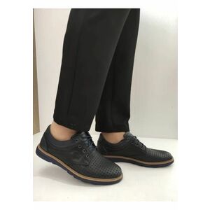 Pantofi Perforati Barbati 407 Bleumarin - Bleumarin - imagine