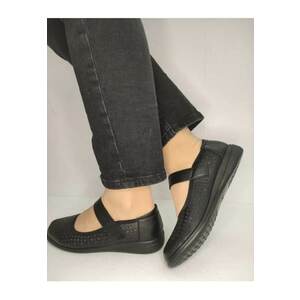 Pantofi Perforati Dama 60020A 01-N Negri - Negru - imagine