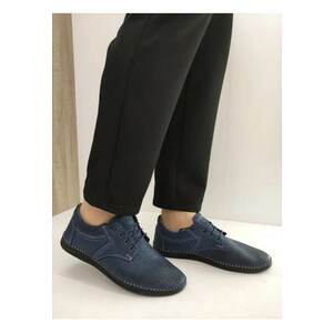 Pantofi Perforati Barbati 138 Albastri - Albastru - imagine