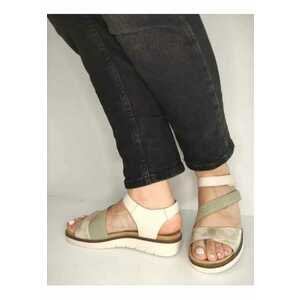 Sandale Casual Dama D2050-62 Bej + Color - Bej imagine