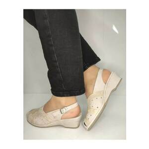 Sandale Casual Dama 0019Pt Roma 52-N Crem - Crem - imagine