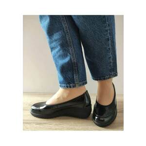 Pantofi Casual Dama 60006A 01-O Negri Lac - Negru - imagine